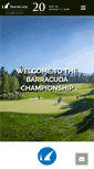 Mobile Screenshot of barracudachampionship.com